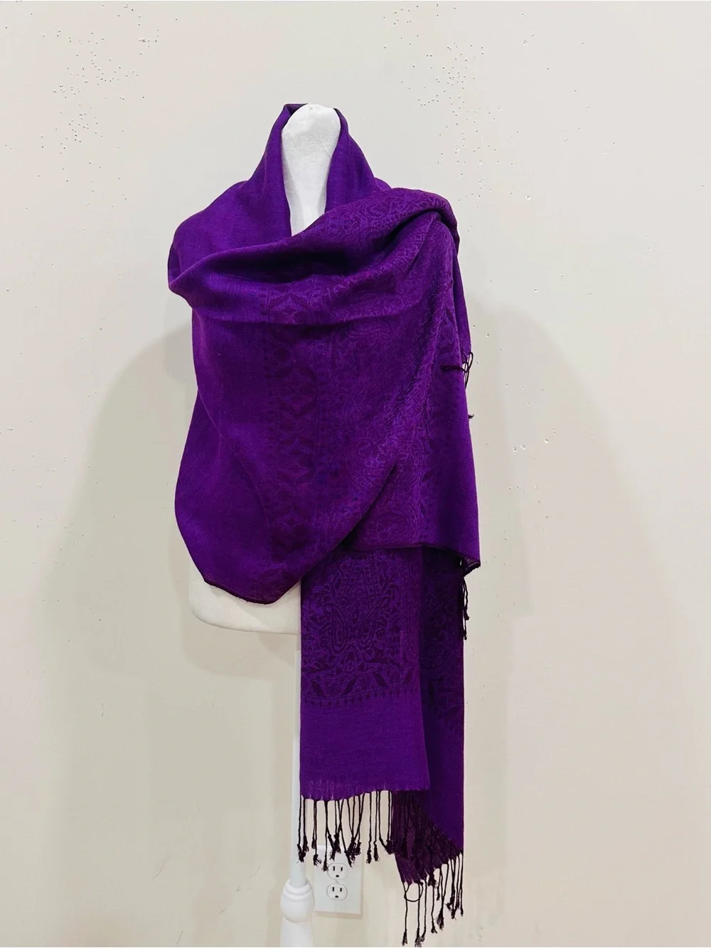 pashmina luxury purple